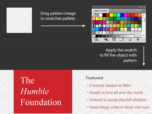 Bitmap eredu batekin betetze bizkor bat sortzea Bitmap eredu batekin betetze bizkor bat sortzea