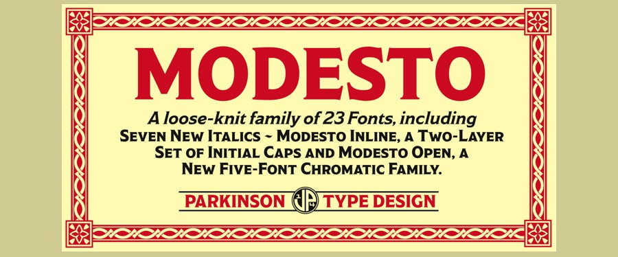 пример шрифтов modesto logo пример шрифтов modesto logo