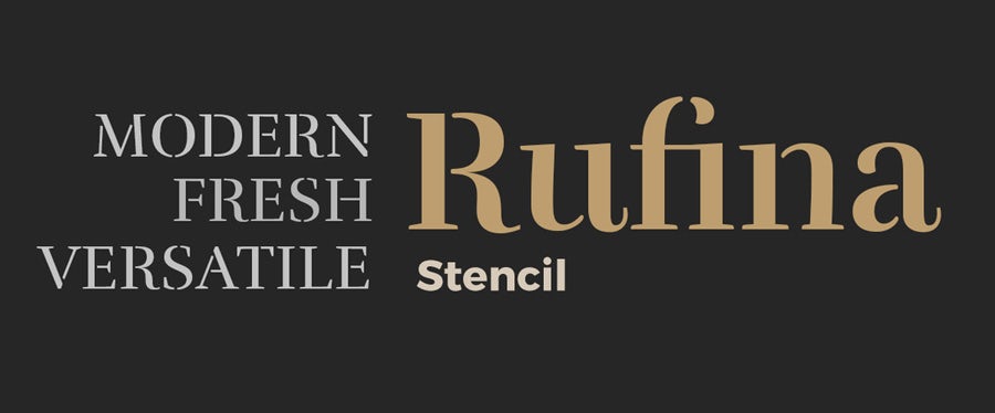 пример для шрифтов rufina logo пример для шрифтов rufina logo