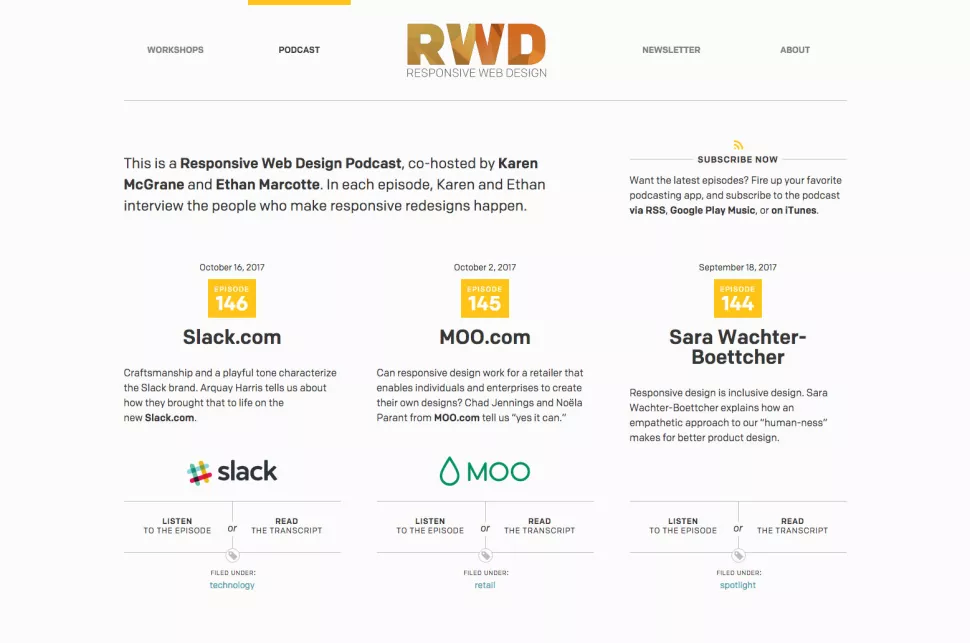 Подкасты о веб-дизайне: RWD 1 Подкасты о веб-дизайне: RWD