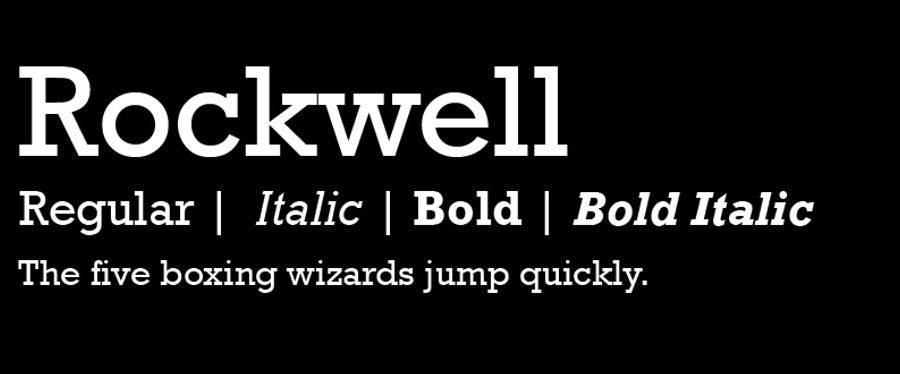 варианты шрифтов логотипа Rockwell 1 варианты шрифтов логотипа Rockwell