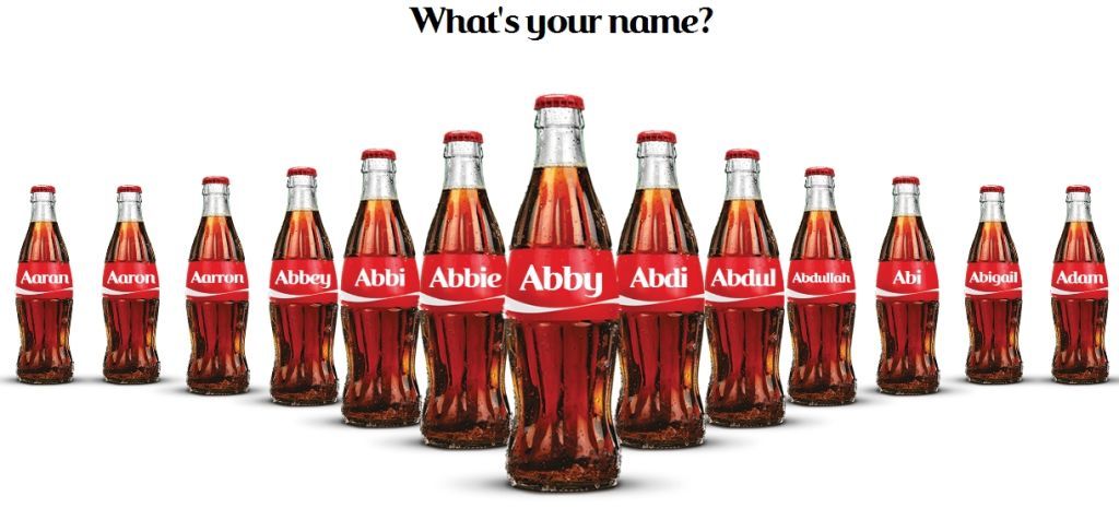 Пример персонализированной бутылки Coca Cola's Share a coke Пример персонализированной бутылки Coca Cola's Share a coke
