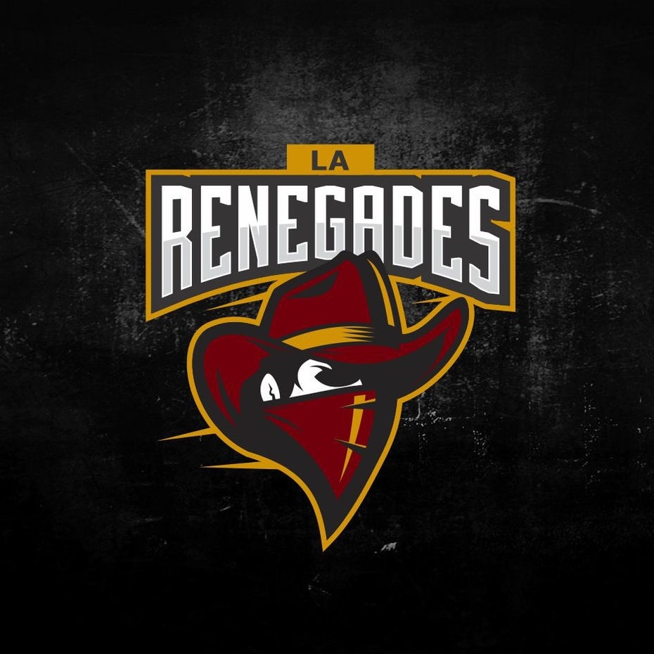 Спортивные логотипы для LA Renegades логотип для LA Renegades