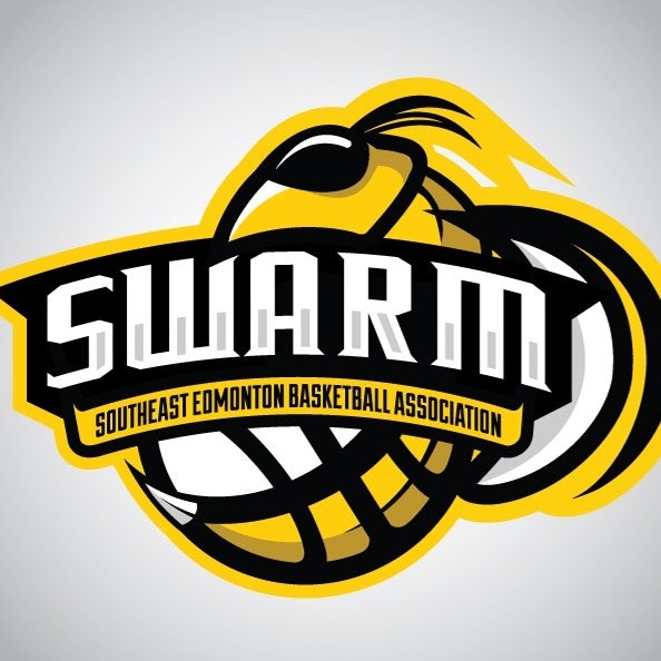 Спортивные логотипы для Swarm Basketball Спортивные логотипы для Swarm Basketball