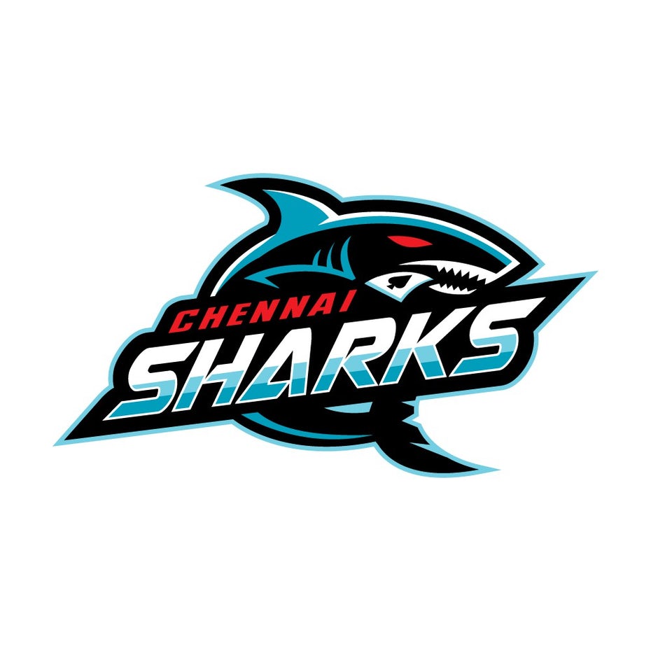 спортивный логотип для Chennai Sharks спортивный логотип для Chennai Sharks