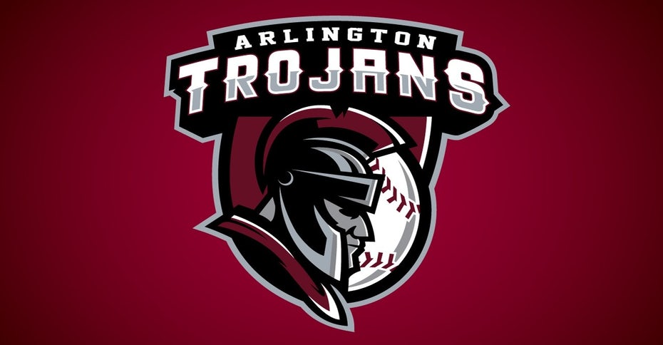 спортивный логотип для троянцев Arlington спортивный логотип для троянцев Arlington