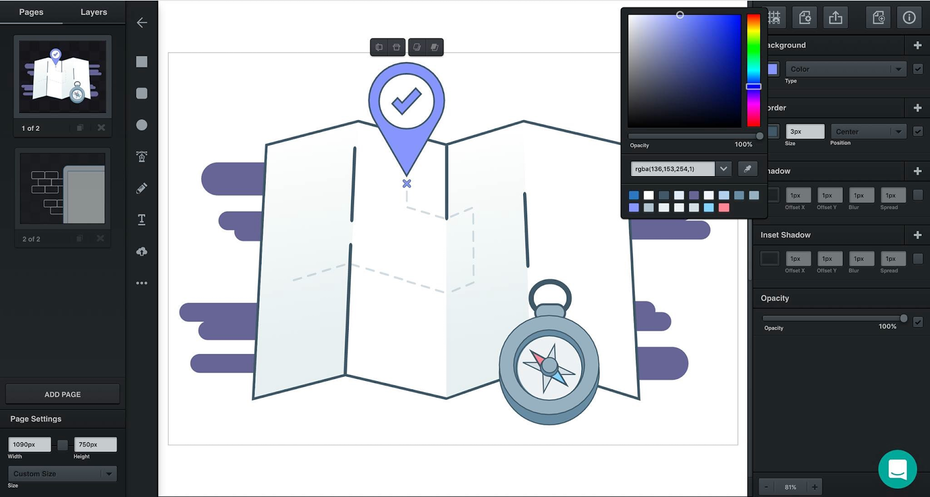 Интерфейс Vectr Программы для дизайнера 1 Интерфейс Vectr Программы для дизайнера