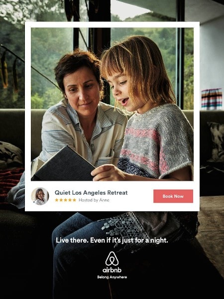 Пример рекламы Airbnb - Кампания Live There Пример рекламы Airbnb - Кампания Live There