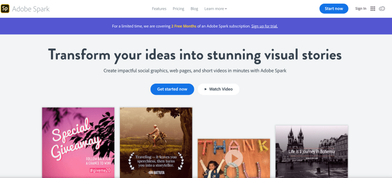 Лучший онлайн логотип создателей Adobe Spark 1 Лучший онлайн логотип создателей Adobe Spark