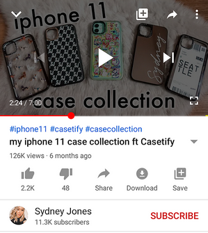 Casetify Сидней Джонс 1 Casetify Сидней Джонс