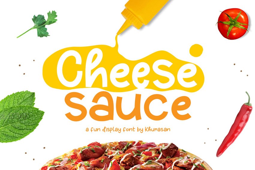 Шрифт дисплея Cheese Sauce 1 Шрифт дисплея Cheese Sauce