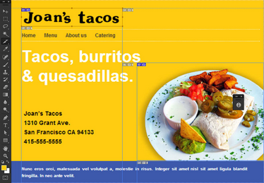 Rezanje slik v Photoshopu. Uvod v HTML in CSS za oblikovalce Rezanje slik v Photoshopu. Uvod v HTML in CSS za oblikovalce