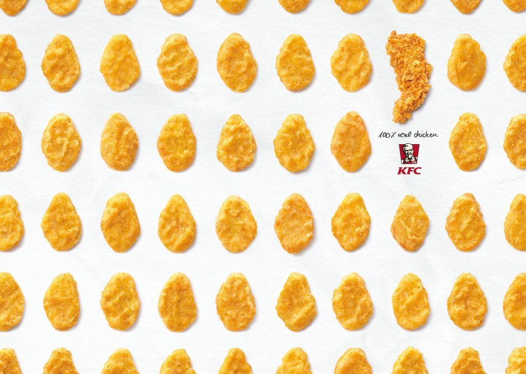KFC- 100% настоящая курица KFC- 100% настоящая курица