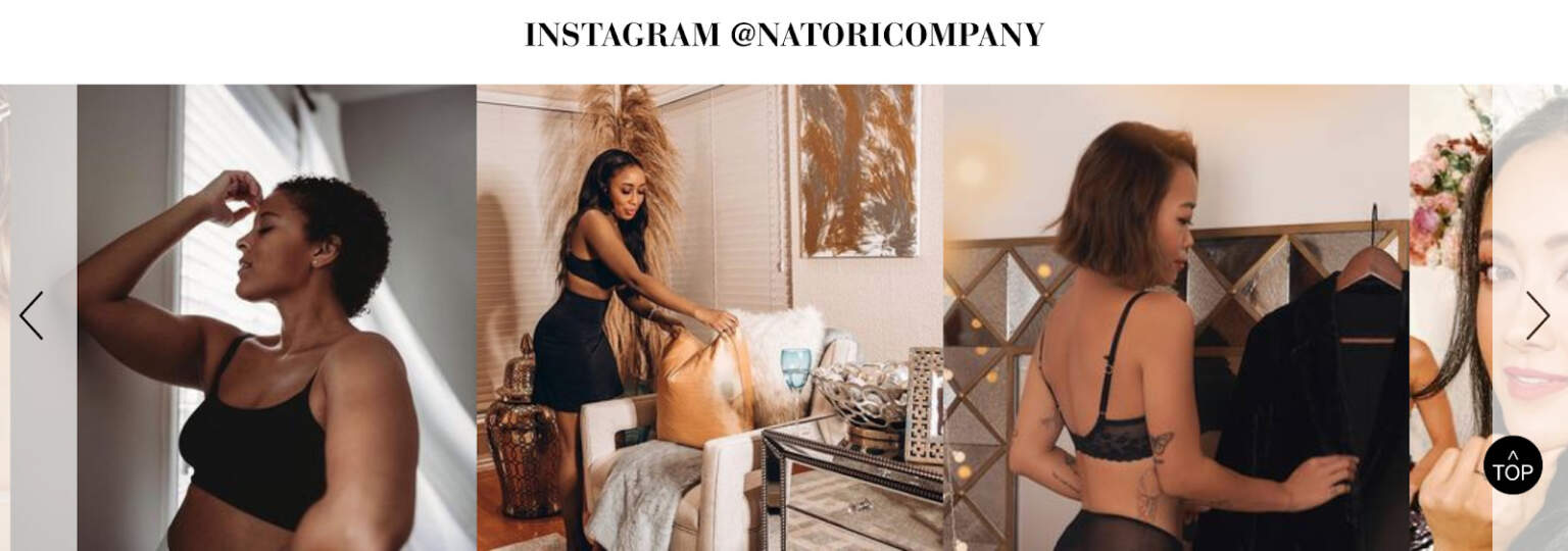 Natori - хорошо продуманный рассказ, обилие белого пространства