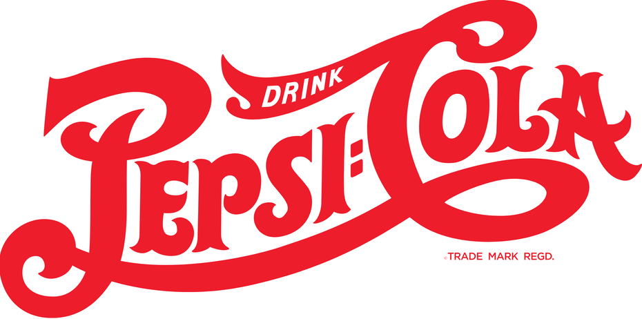 Красно-белый логотип Pepsi-Cola 1 Красно-белый логотип Pepsi-Cola