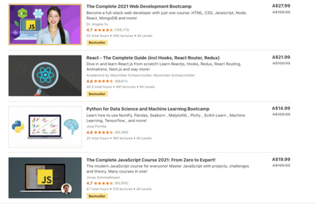 студента изучают Python на Udemy 1 студента изучают Python на Udemy