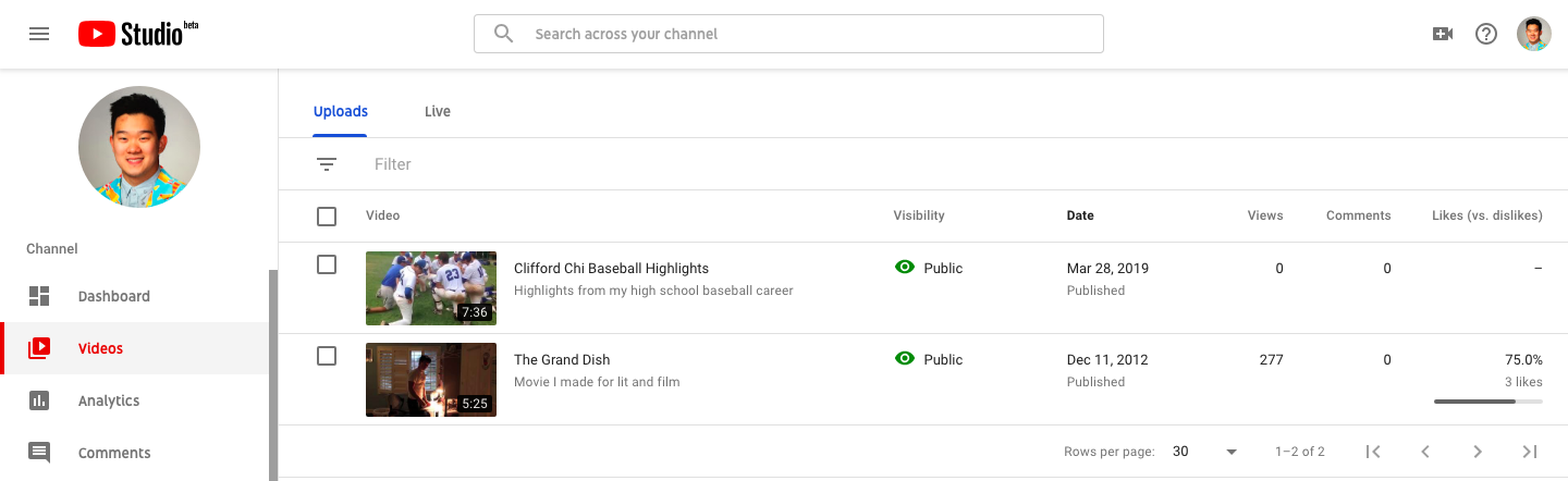 YouTube Studio Video Editor 1 YouTube Studio bideo editorea