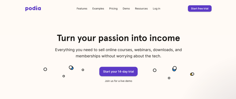 Podia - лучшие онлайн обучающие платформы 1 онлайн-платформы обучения Podia