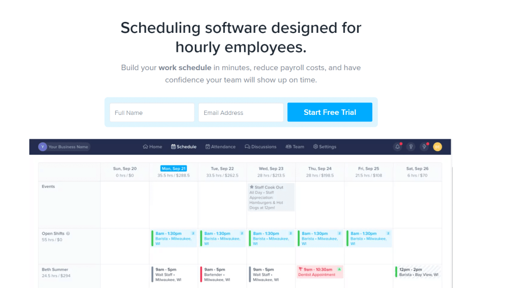 Программы для расписания работы 11 Программы для расписания работы 1