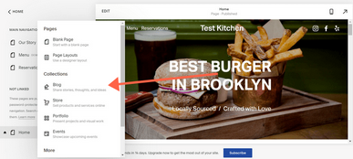 Додавання блогу на ваш сайт Squarespace 1 Додавання блогу на ваш сайт