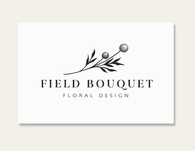 Тенденции визитных карточек пример: цветочная открытка field boutique 1 Тенденции визитных карточек пример: цветочная открытка field boutique