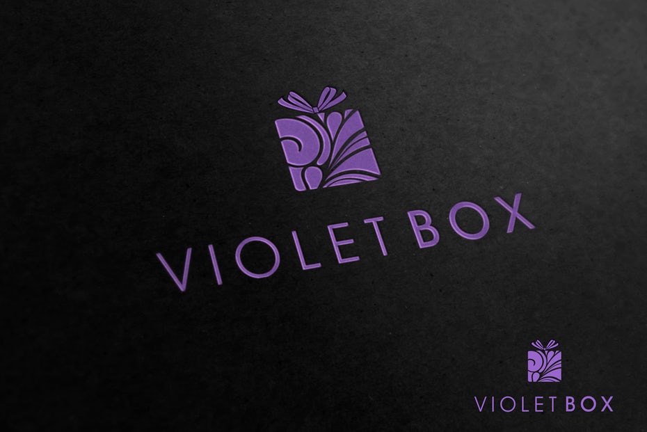 Violet Box логотип Цвета логотипа 1 Violet Box логотип Цвета логотипа