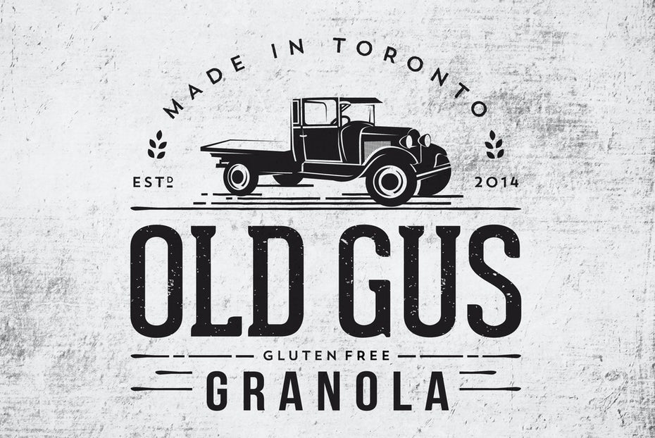 Логотип Old Gus Granola 1 Логотип Old Gus Granola