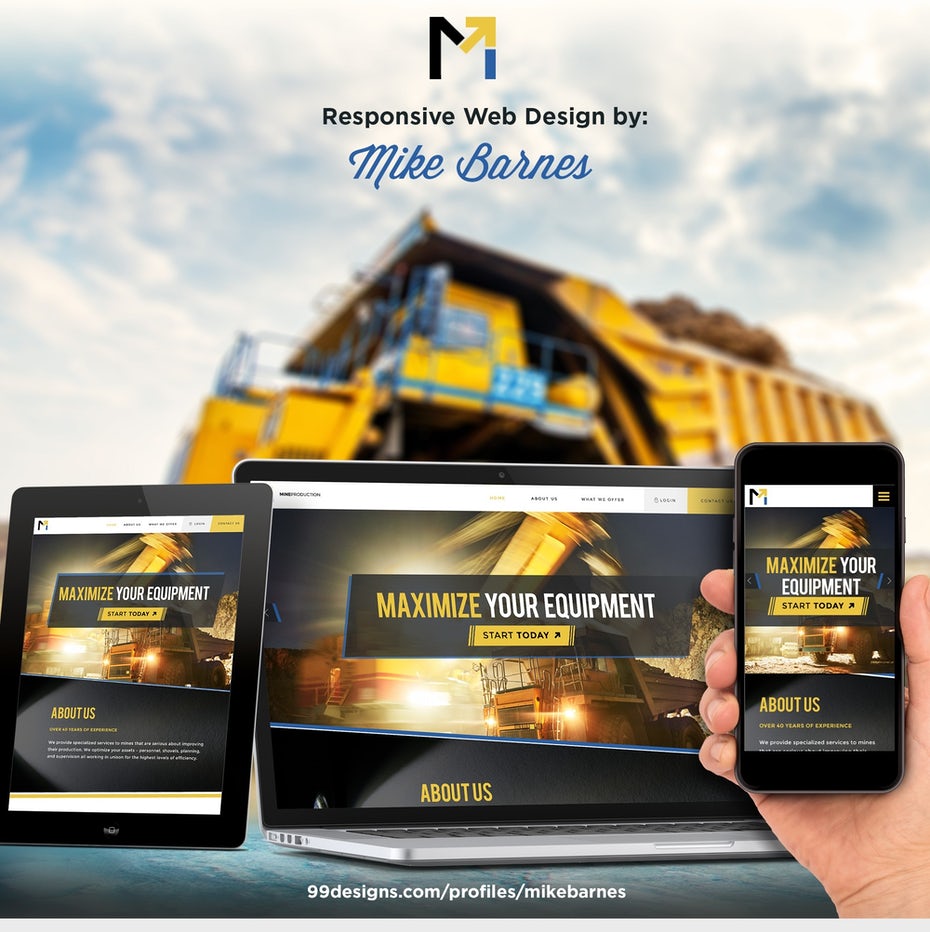 Разработка сайта Mineproduction.com 1 Разработка сайта Mineproduction.com