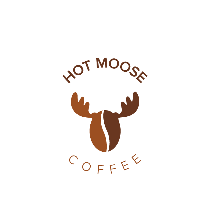 Логотип Hot Moose Coffee 1 Логотип Hot Moose Coffee