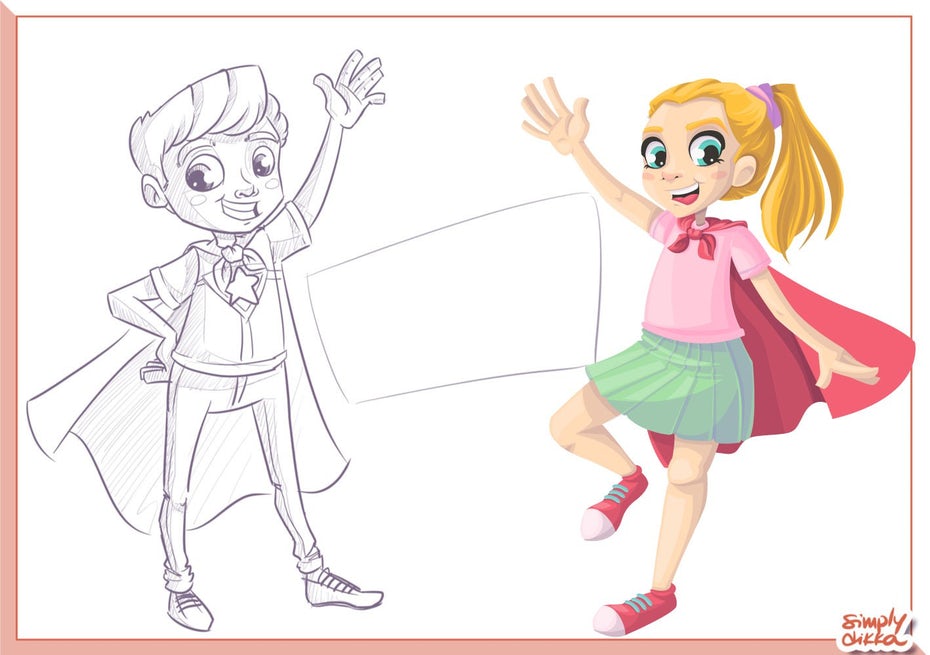 Концепция часто визуально выражается через набросок. Концепция часто визуально выражается через набросок.