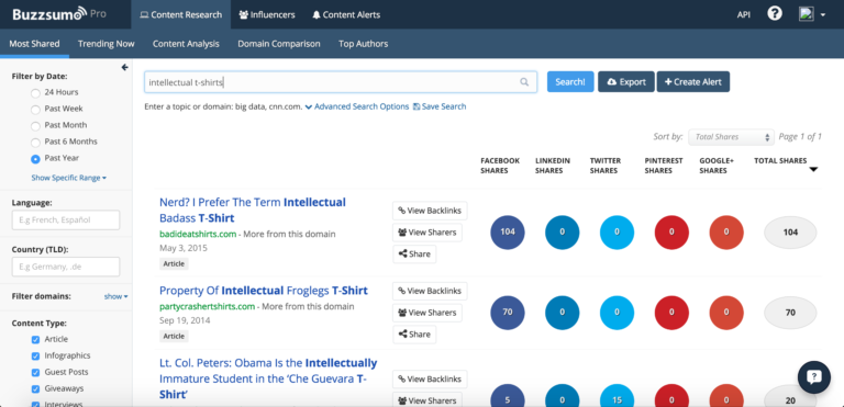 BuzzSumo 1 BuzzSumo