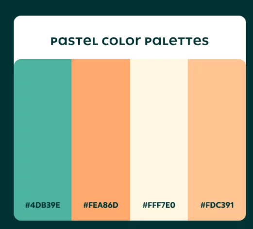 # 4DB39E # FEA86D # FFF7E0 # FDC391 # 4DB39E # FEA86D # FFF7E0 # FDC391