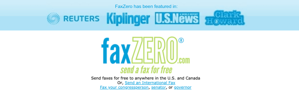 faxzero 1 faxzero