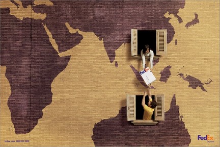 FedEx - Китай - Австралия. Креативные рекламные идеи FedEx - Китай - Австралия. Креативные рекламные идеи