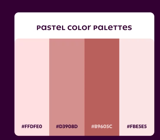 # FFDFE0 # D3908D # B9605C # FBEestive