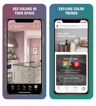 приложение Home Depot AR 1 приложение Home Depot AR