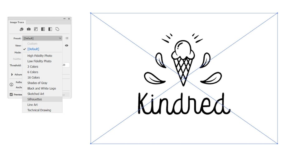 Görüntü İzleme Panelini açın Adobe Illustrator'da logo nasıl yapılır? 35