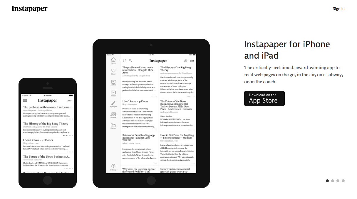 Instapaper. Контроль конкурентов. 1 Instapaper. Контроль конкурентов.