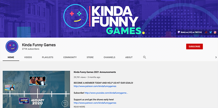 Брендинг Kinda Funny Games Игровые каналы YouTube 1 Брендинг Kinda Funny Games Игровые каналы YouTube