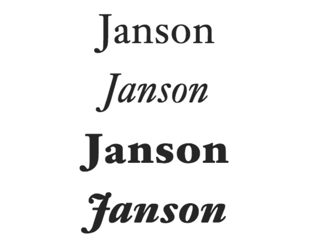 Janson-book-font Janson-book-font