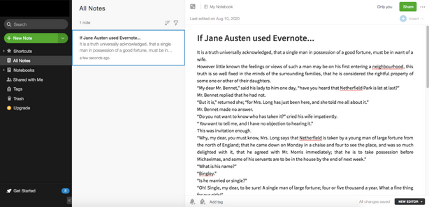 Evernote Программы для написания книг Evernote Программы для написания книг
