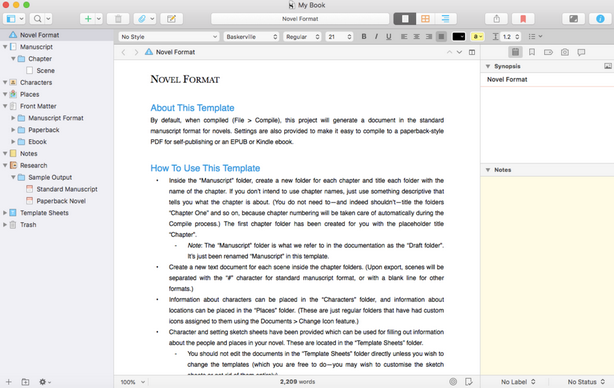 Scrivener Программы для написания книг Scrivener Программы для написания книг
