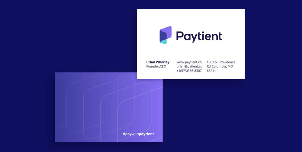 Визитные карточки Paytient 1 Визитные карточки Paytient