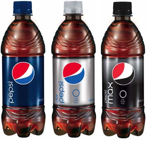 Бутылки Pepsi, Diet Pepsi и Pepsi Max с логотипом 2008 года 1 Бутылки Pepsi, Diet Pepsi и Pepsi Max с логотипом 2008 года