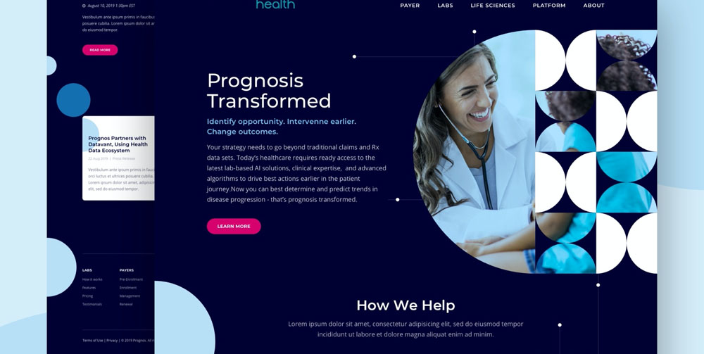 Брендинг компании Prognos Health 1 Брендинг компании Prognos Health