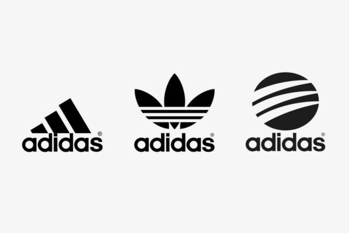 Adidas гора, трилистник и круг логотипы Оценка логотипа. 1 Adidas гора, трилистник и круг логотипы Оценка логотипа.