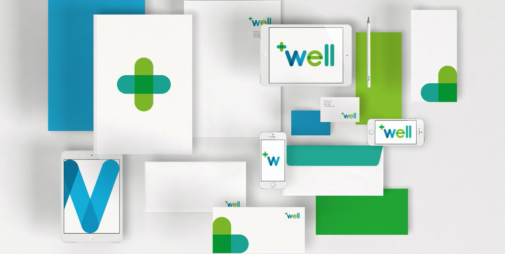 Брендинг компании Well 1 Брендинг медицинских компаний Well