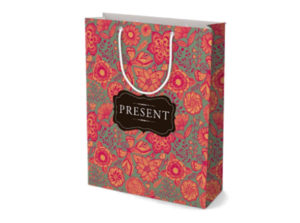 Bolsa de papel para regalos y souvenirs.