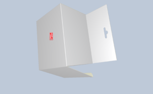 Kutija za viseće ploče EVF11062 otvara se sa strane
