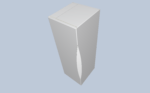 EVF11905 Overlap Seal End Lengthwise Edge Convex
